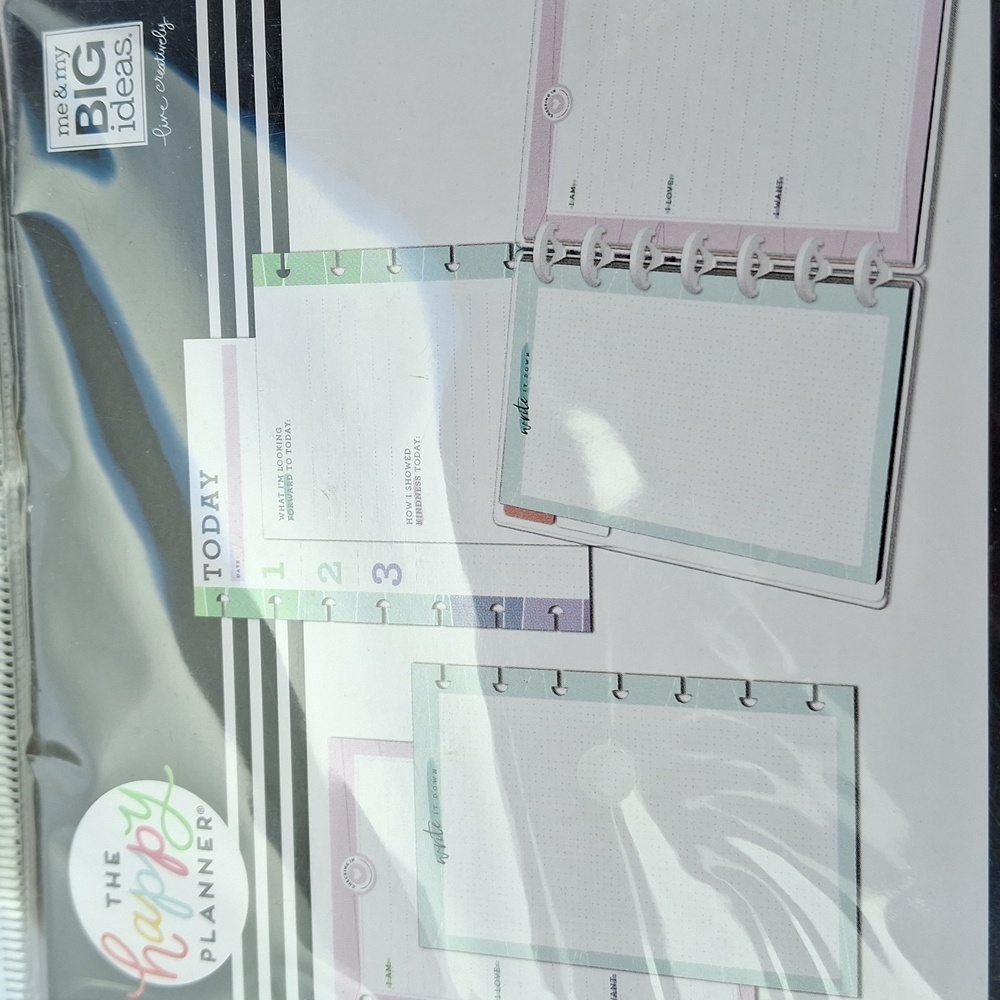The Happy Planner Wellness Paper Refill Pastel Purple Pages - Picture 3 of 4